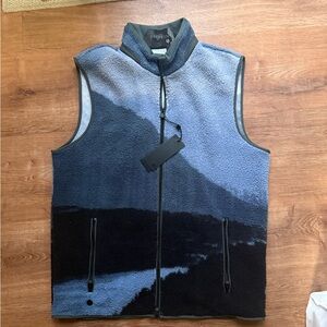 Greyson Men’s Blue Fleece Vest - Zip Front Layering